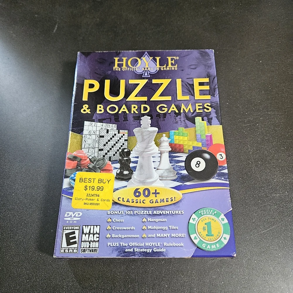 Hoyle Puzzle Board Games for PC CD-ROM